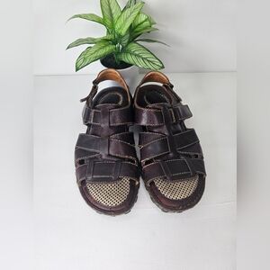 Børn Handcrafted Leather Fisherman Sandals Men’s 11 / EU 45 Brown M6421 Comfort